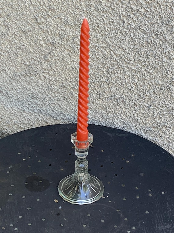 Crystal candlesticks, Arques crystal, vintage