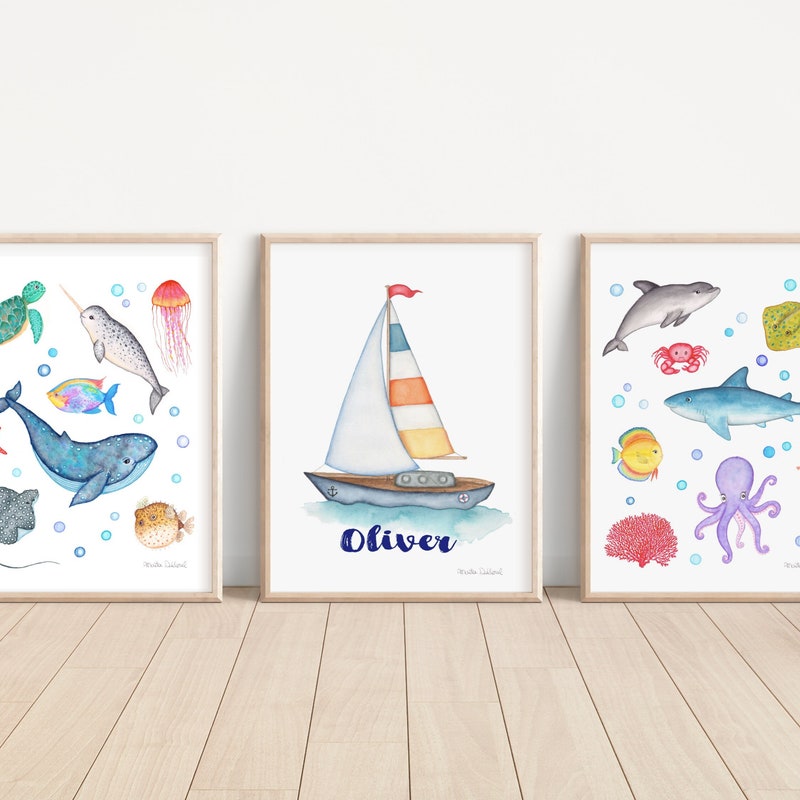 Sailboat Art - Etsy