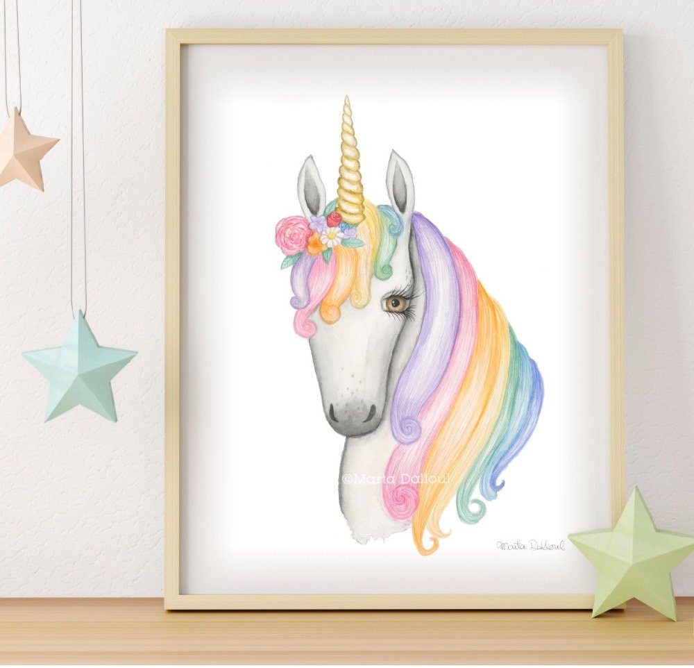 版画 Unicorn Volleyball print Unicorn Volleyball print - メルカリ