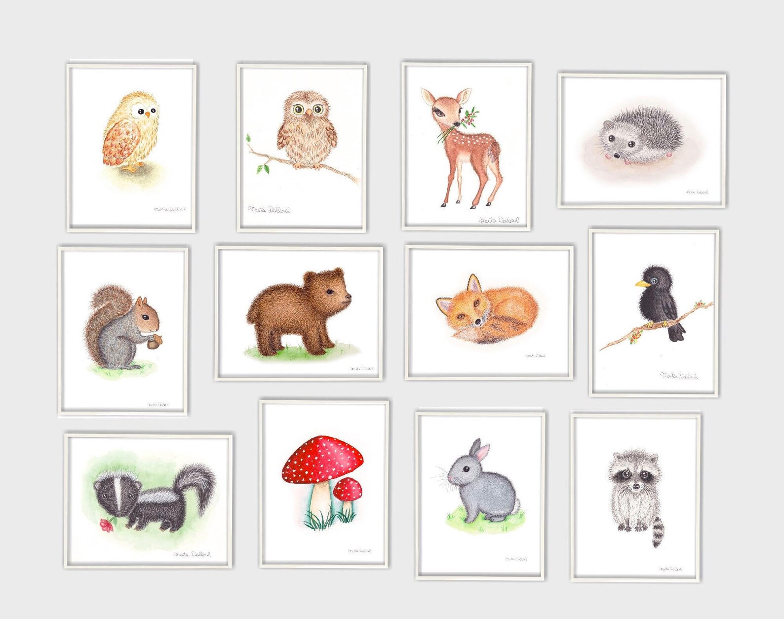 Bear Art Print. Woodland Nursery Art. Kids Room Decor. Brown | Etsy