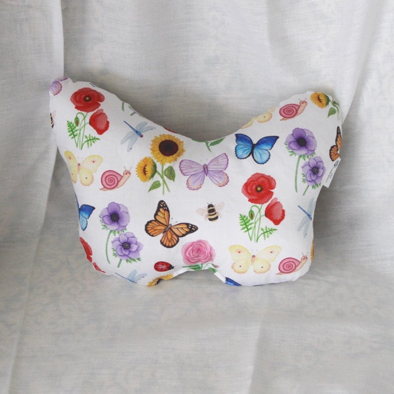 Butterfly Nursery Pillow Plush. Organic Cotton Baby Pillow. Etsy