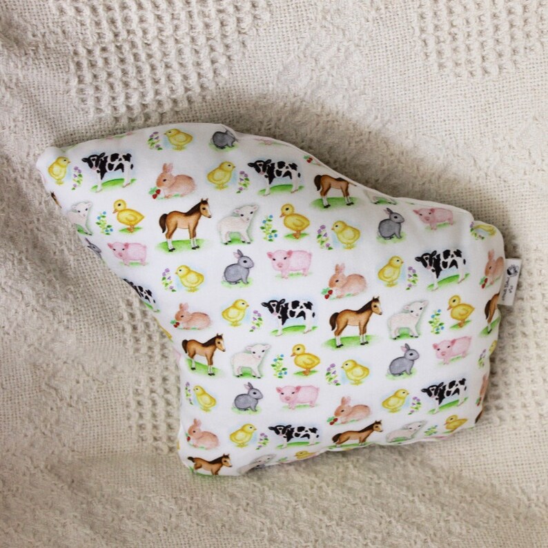Animal pillow. Lamb nursery pillow. Organic cotton. Lamb baby Etsy 日本