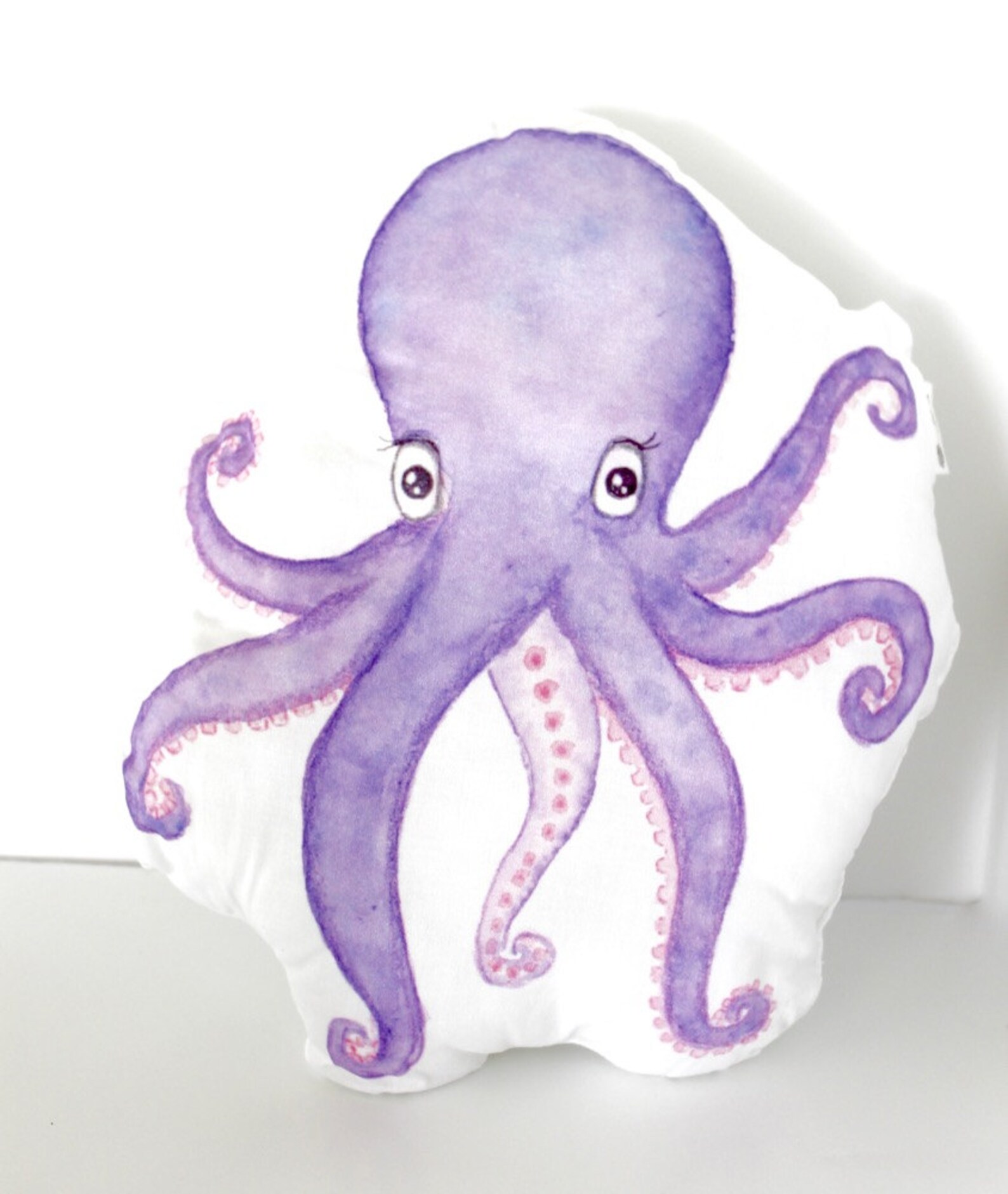 Octopus Pillow Plush. Nursery Pillow. Under the Sea. Nautical Etsy