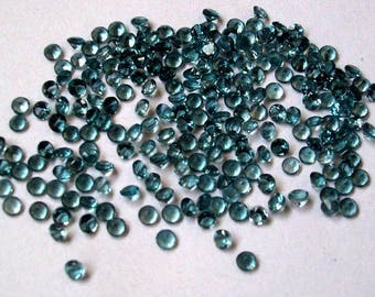 25 pieces 2mm London BLUE TOPAZ Faceted Round Gemstone..... London Blue Topaz Round Faceted Gemstone, Blue Topaz Faceted Round Gemstone