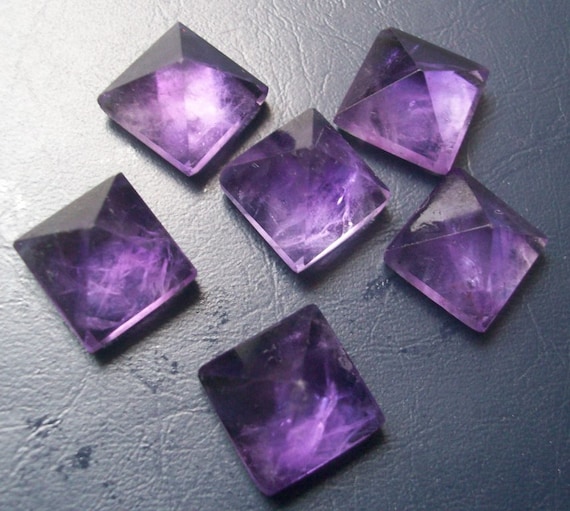 Natural Amethyst Rough Black Crystal Pave Boucles d/'oreille