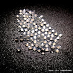 10 pieces 3mm White Moonstone Faceted Round Gemstone,  White Moonstone Round Faceted Loose Gemstone, white Moonstone Faceted Round Gemstone