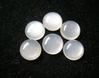 15mm Moonstone Cabochon Round Loose Gemstone, White Moonstone Round Cabochon Have Lots of Gorgeous Beautiful....