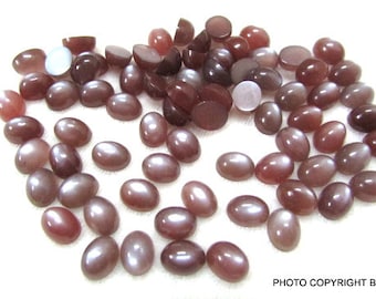 10 pieces 8x6mm Chocolate Moonstone Cabochon Oval Gemstone, Natural Chocolate Moonstone Oval Cabochon have lots of gorgeous Gemstone