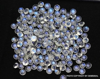 20 pieces 3mm Rainbow Moonstone Faceted Round Gemstone, Rainbow Moonstone Round faceted gemstone... Moonstone Faceted Round Gemstone