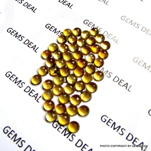 5 pieces 5mm Citrine Rosecut Round Loose Gemstone, Citrine Cabochon Rosecut Round Faceted Gemstone, Citrine Faceted Round Rose cut Gemstone