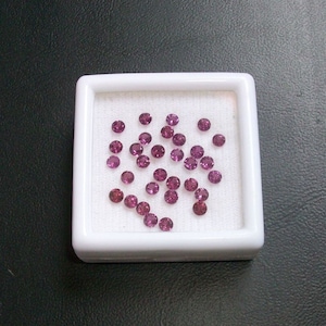 25 pieces 2mm Rhodolite Garnet Faceted Round Gemstone, Rhodolite Garnet Round Faceted Gemstone, Pink Garnet Faceted Round Loose Gemstone