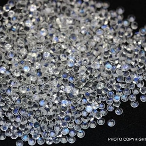 10 pieces 2mm Rainbow Moonstone Faceted Round Loose Gemstone, RAINBOW Moonstone Round faceted gemstone AAA+ Quality Calibrated Size Gemstone