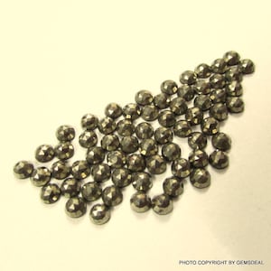 10 pieces 4mm Golden Pyrite rosecut cabochon round gemstone- Pyrite Rosecut faceted- Pyrite cabochon faceted- Pyrite Rosecut Round Gemstone