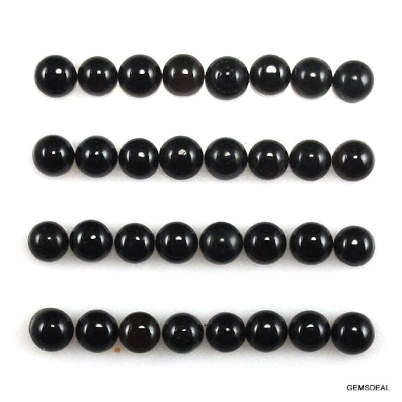 3mm Natural BLACK ONYX round cabochon have lots of gorgeous 100 piece 3mm Black onyx cabochon round gemstone 3mm black onyx cabochon round
