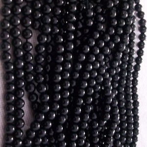 Round Balls 4mm Black Onyx Round Balls Gemstone, Black Onyx plain balls Beads Gemstone, have lots of gorgeous Gemstone