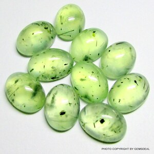 10x14mm Prehnite Cabochon Oval Gemstone, Mint Green Prehnite Oval Cabochon Loose Gemstone, Prehnite Cabochon Oval Loose Gemstone

www.etsy.com/shop/GEMSDEAL