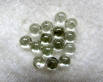 5 pieces 6mm Green Amethyst Cabochon Round Loose Gemstone, Green Amethyst Round Cabochon Loose Gemstone, Amethyst cabochon Round Gemstone