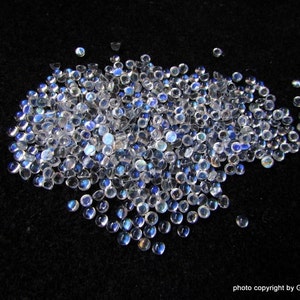 20 pieces 3mm Rainbow Moonstone Cabochon Round Gemstone, NATURAL Rainbow moonstone round AAA quality Cabochon gemstone, moonstone Cabochon image 4