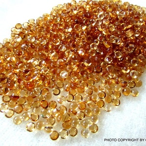 25 pieces 3mm Citrine Cabochon Round Loose Gemstone, Golden Citrine Round Cabochon gemstone, AAA Quality Citrine Cabochon Round Gemstone image 3