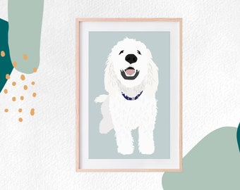 Digital Pet Illustration - Dog Illustration - Cat Illustration