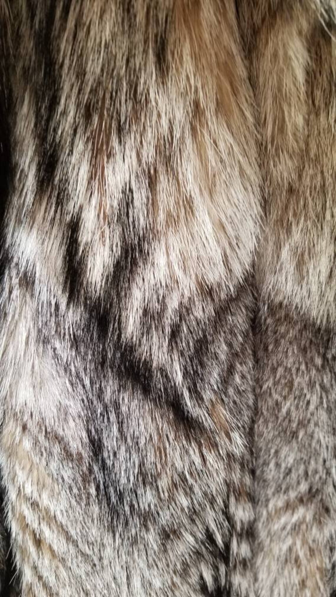 Used Womens coyote fur coat used fur coat | Etsy