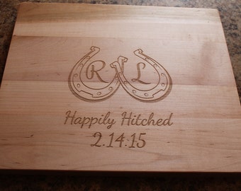 Personalized Cutting Board - Custom Engraved - Personalized Wedding Gift - Wedding Present - Housewarming gift - Wedding Present