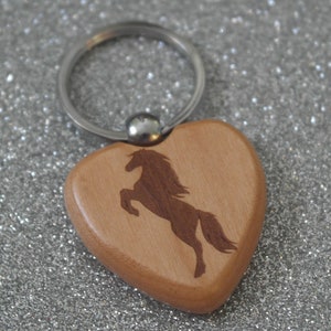 Laser Engraved Keychain, Maple wood keychain
