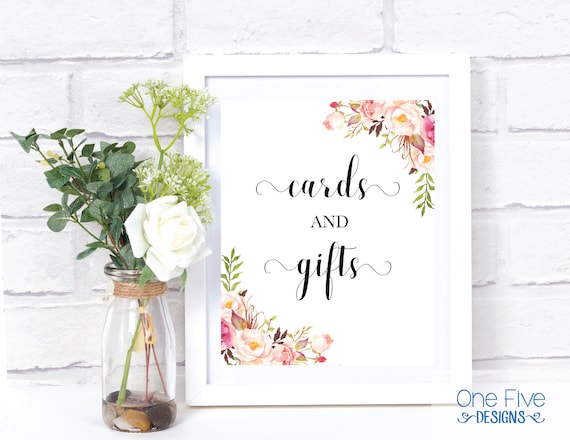 Cards and Gifts Table Sign (8x10) Instant Download Il_570xn