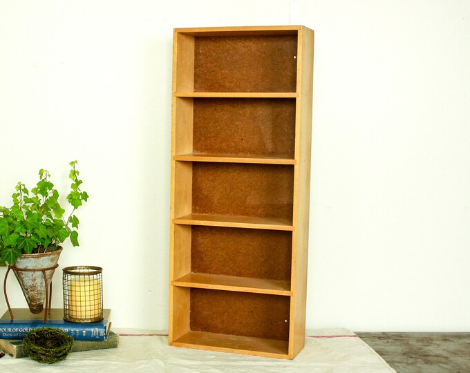 Vintage Shelf, Tabletop Shelf, Mid Century Shelf, Danish Shelving