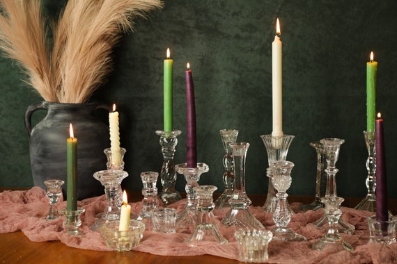 キャンドルホルダー　5個セット　ビンテージ　レッド　赤　アンティーク キャンドルホルダー 5個セット ビンテージ レッド 赤