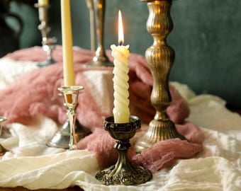 Candle Holder シルバー燭台ペア ヴィンテージ Amazon｜5本の腕 燭台 キャンドルホルダー 、 ビンテージ 金属