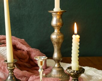Candle Holder シルバー燭台ペア ヴィンテージ シルバー燭台 キャンドルスタンド キャンドルホルダー LCM 7297