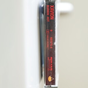 vintage 1980's 1990's and 2000's
 rock band cassette tapes turned refrigerator art magnet