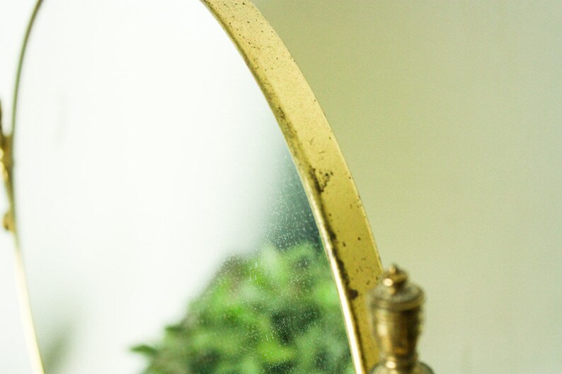 Vintage Bathroom Mirror for Vanities Pedestal Mirror Vintage Etsy