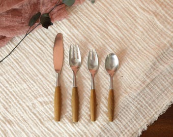 Dansk Fjord Germany Dinner Fork Teak Quistgaard Early 4 Ducks