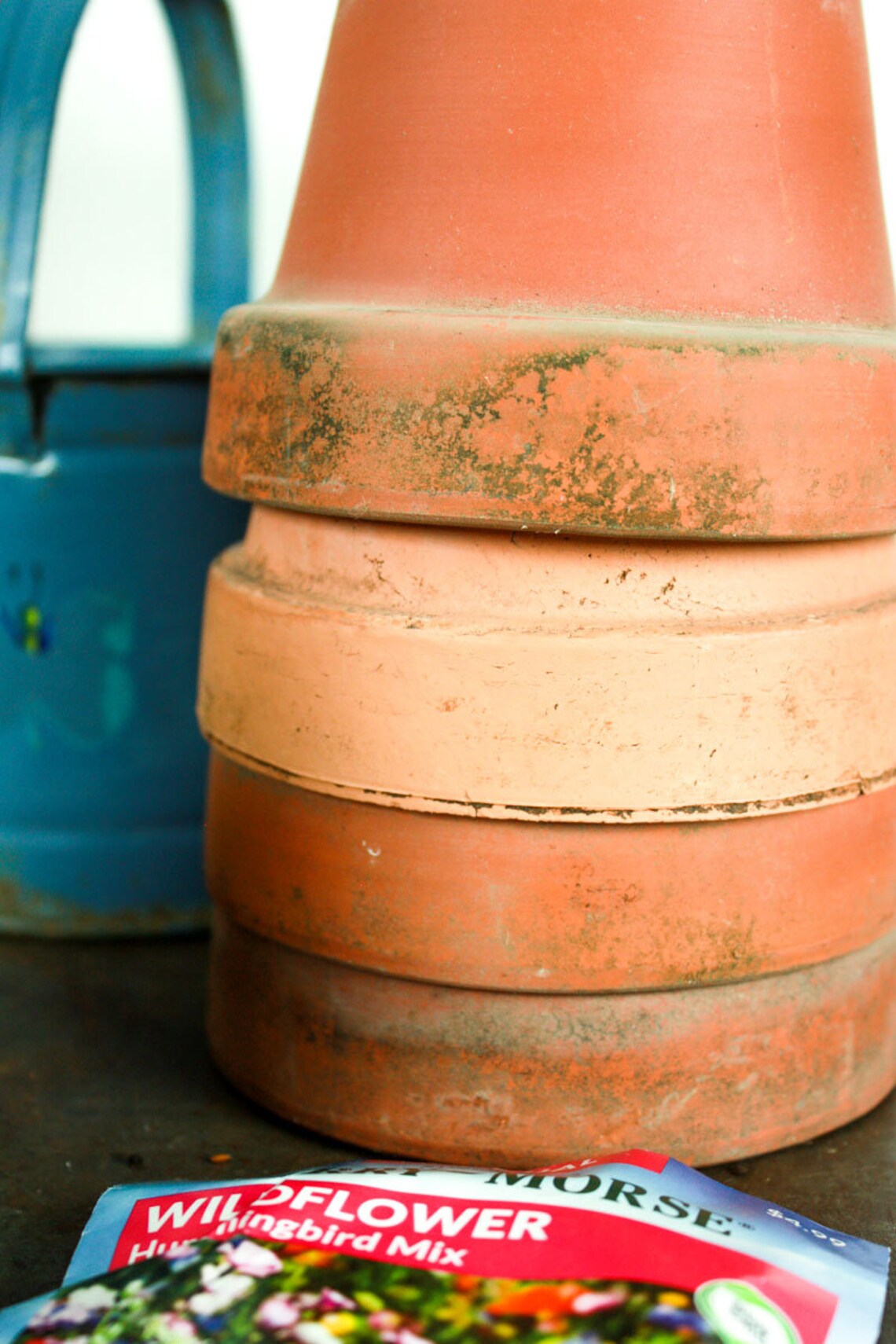 3 Vintage Terracotta Pots 4 Inch Plant Pot Small Clay Flower Etsy