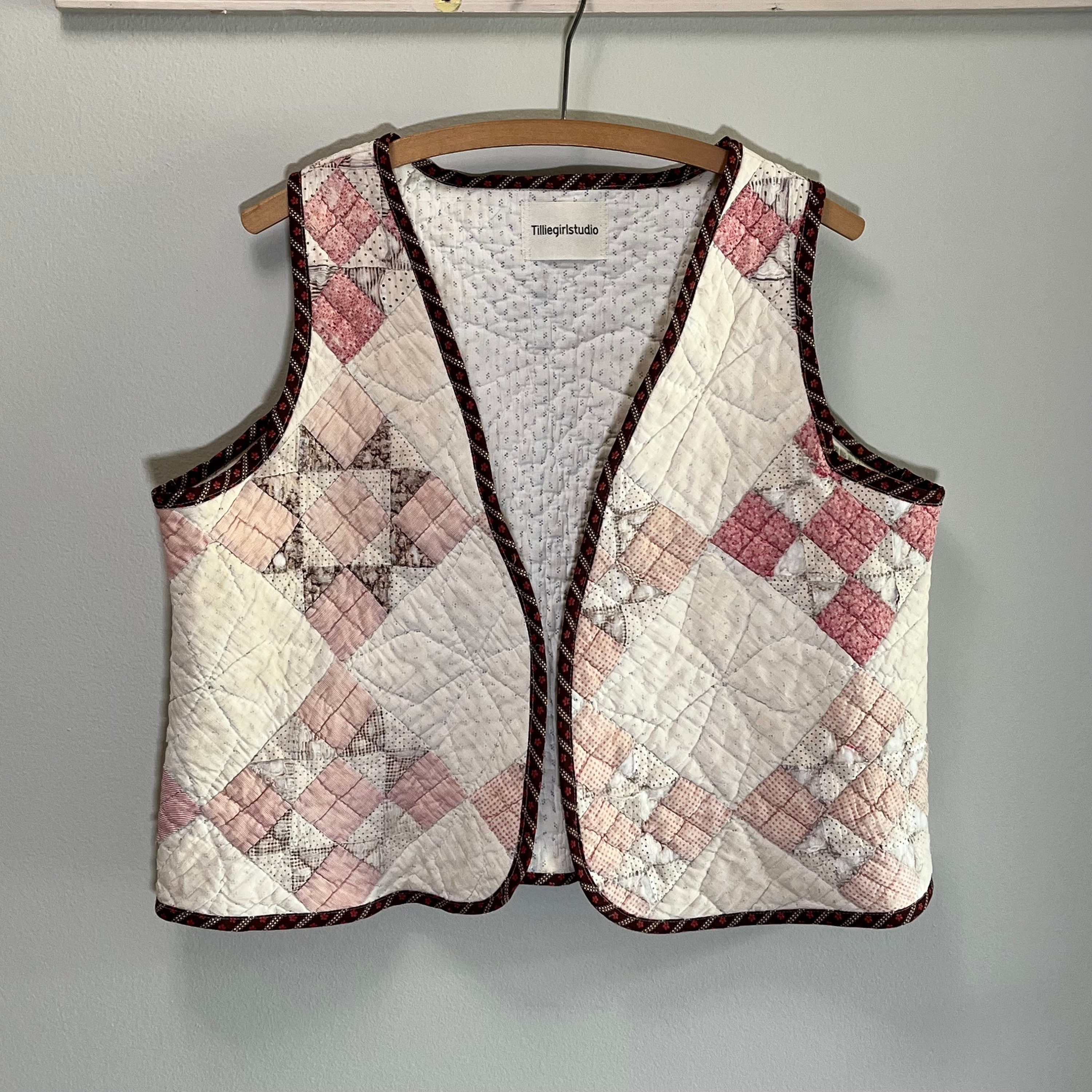 Vintage Quilt Vests - Etsy