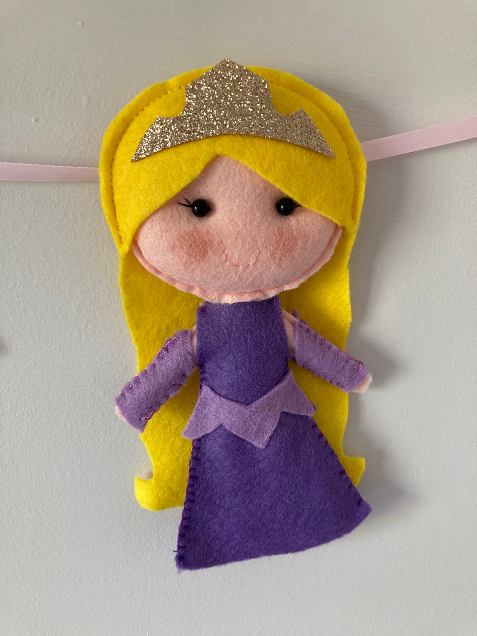 Princesses Bunting Felt Bunting nursery Decorbaby Etsy