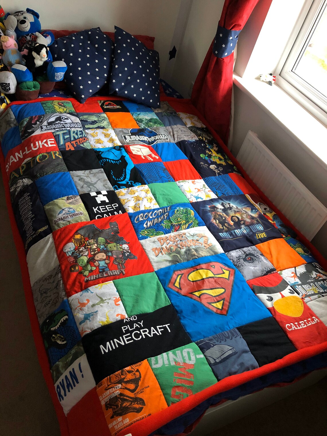 Keepsake Memory Blanket Memory Quilt Made from baby clothes Etsy