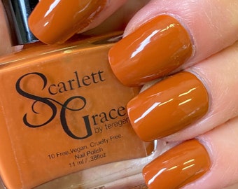 Caramel Spice - Pumpkin Nail Polish - Vegan