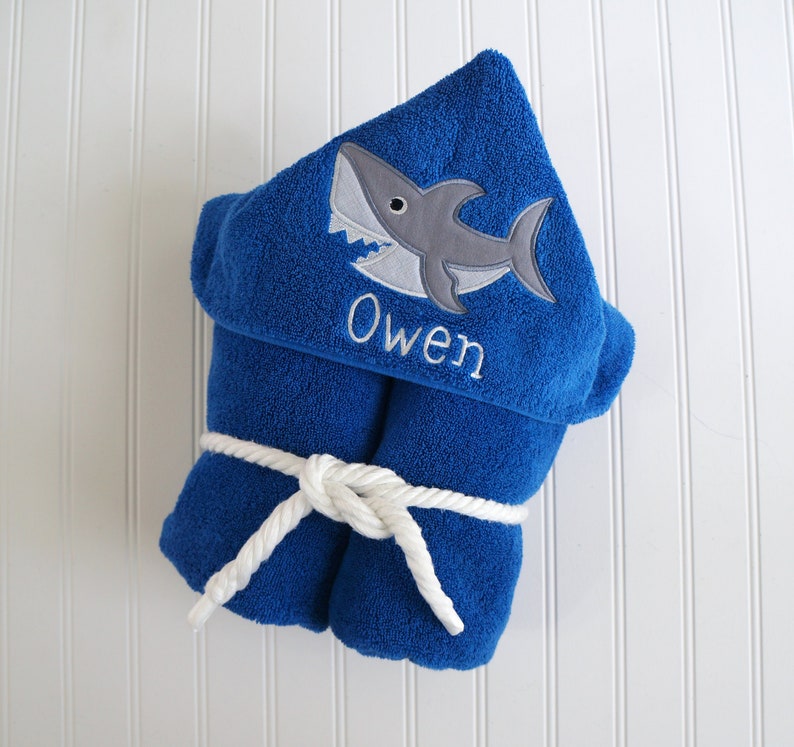 Requin Cape De Bain Serviette à Capuchon De Plage Serviette De Requin Cape De Bain Enfant En Bas âge Serviette De Bain Les Enfants Personnalisé