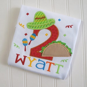 Taco Birthday Shirt, Fiesta Birthday Top, Taco Tuesday Top, Taco TWOsday, Fiesta Party Shirt, Taco Bout a Birthday, Mexican Birthday