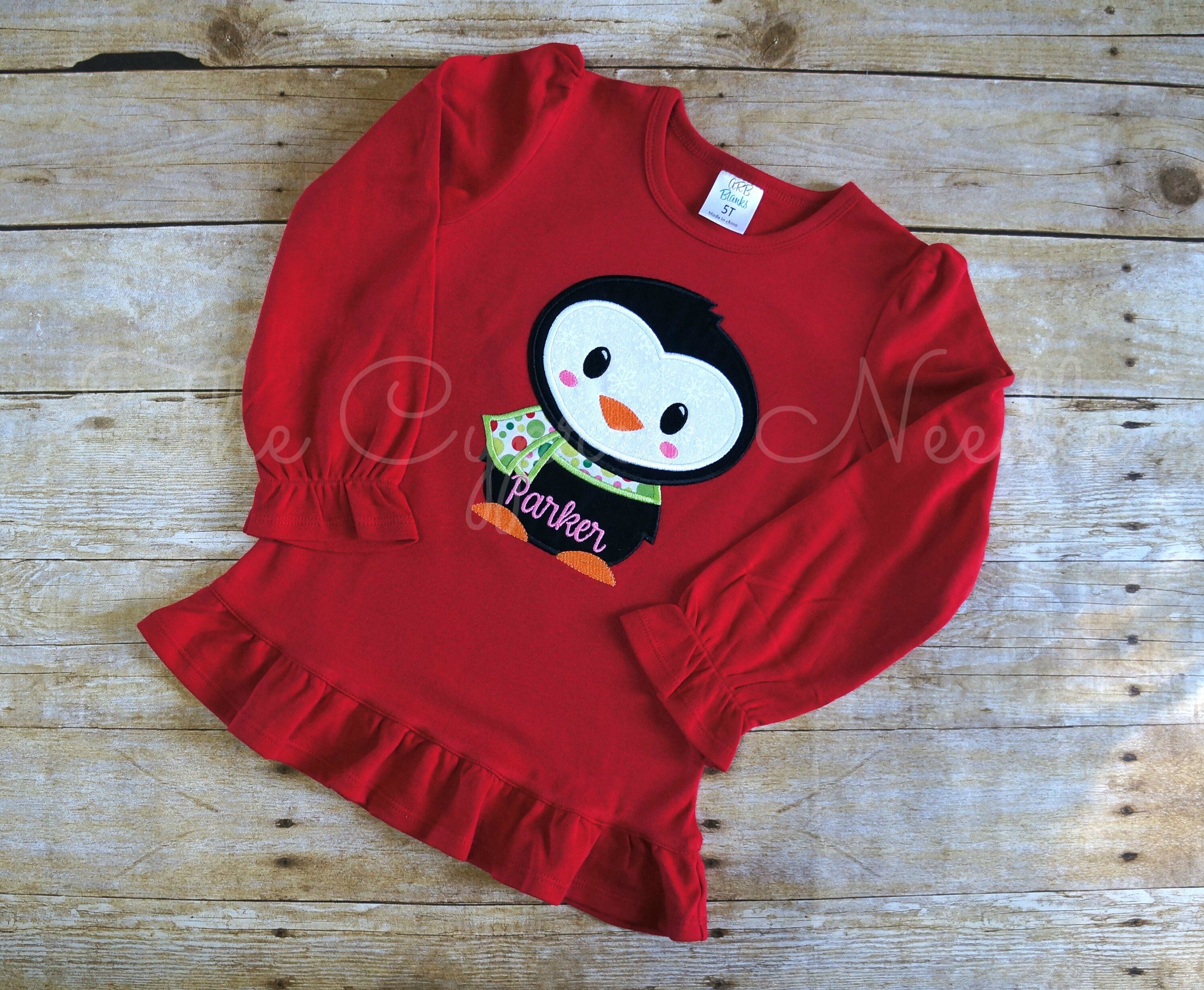 First Impressions Toddler Girls Penguins Print T Shirt Green Size 4t