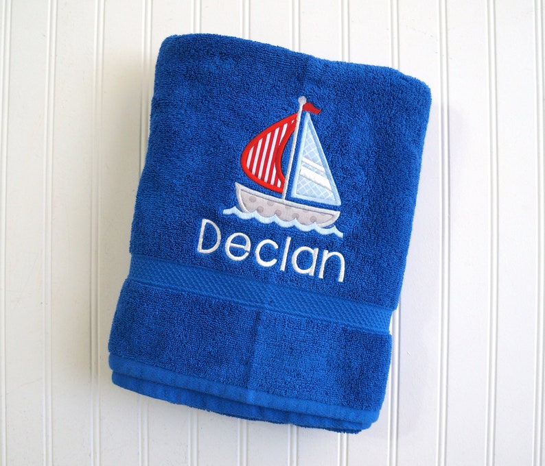 boat beach towel