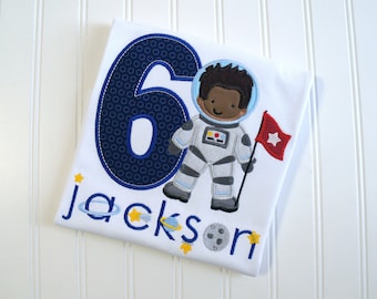 Astronaut Shirt, Astronaut Birthday, Applique Shirt, Space Theme Party, Rocket Birthday, Space Birthday, Astronaut Party, Astronaut Applique