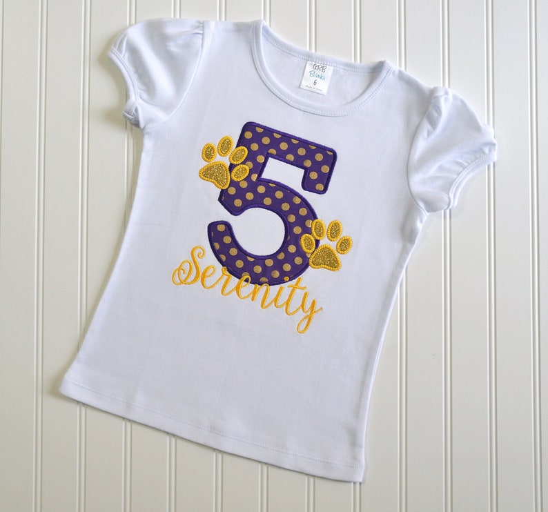 LSU Custom Monogram Lsu Tigers Shirt Lsu Baby Gift Lsu Baby Etsy