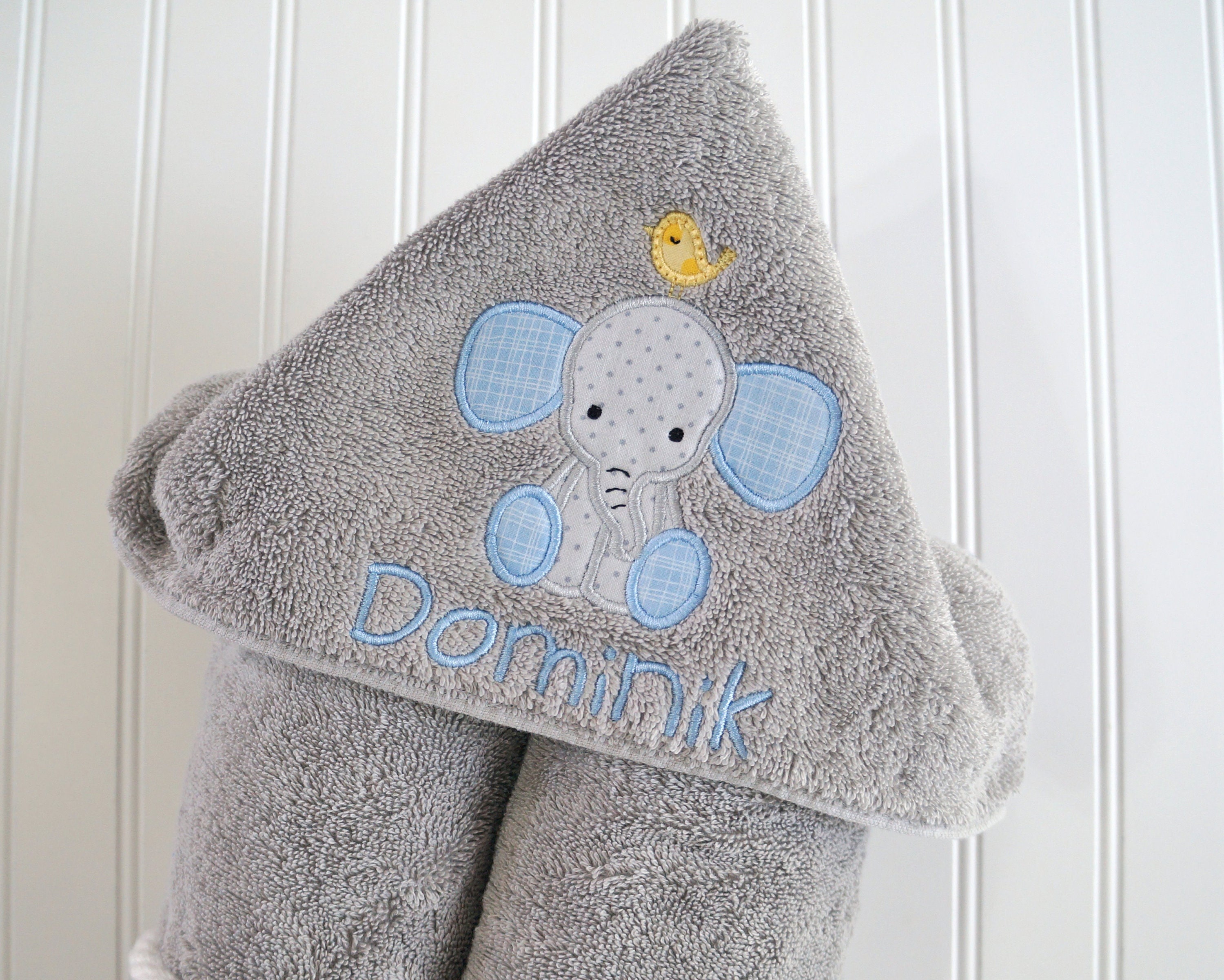 Elephant Baby Towel Elephant Towel Animal Baby Towel Etsy