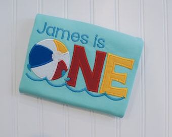 Beach Birthday Shirt, Beach Ball Birthday, Summer Birthday, Swim Birthday, Pool Birthday, Pool Party Shirt, Tiki Birthday Shirt, Beach Party