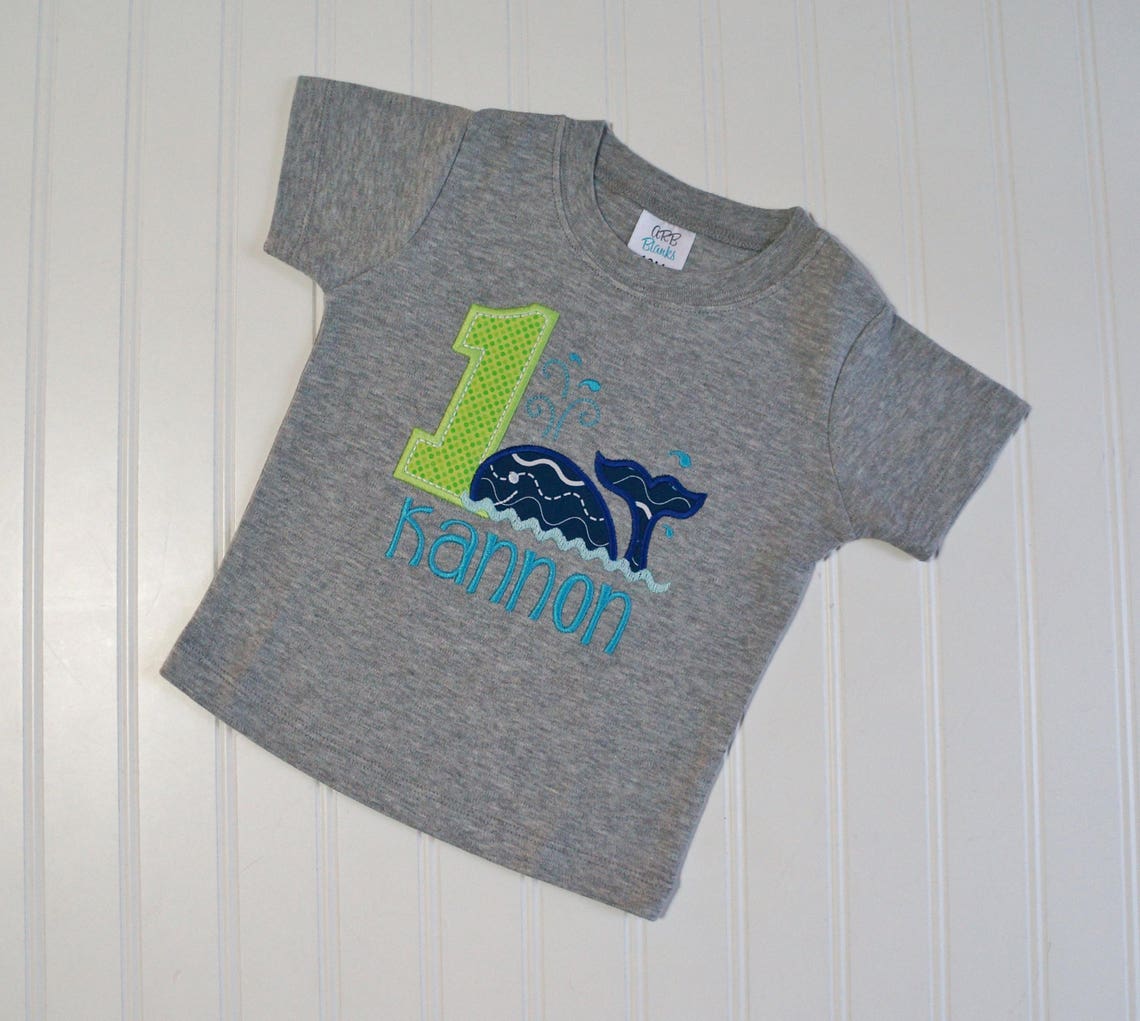 Whale Birthday Shirt Whale First Birthday Nautical Birthday | Etsy