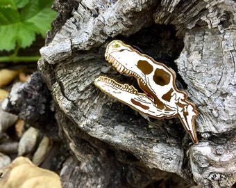 Dinosaur Skull Enamel Pin